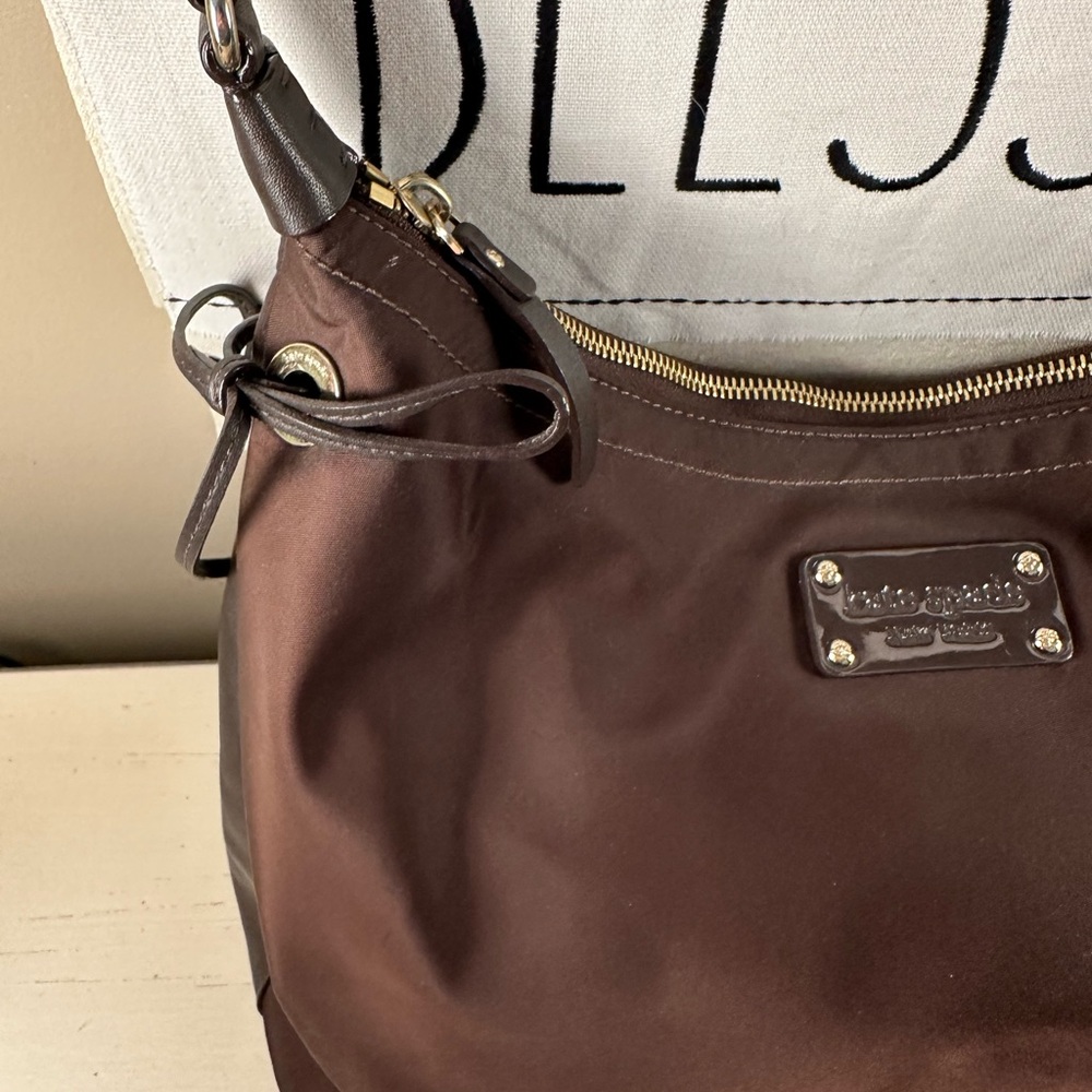 Kate Spade Brown Nylon Handbag - Picture 3 of 9